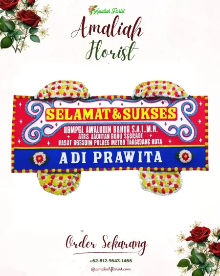 Papan Bunga Ucapan Selamat Petungsewu